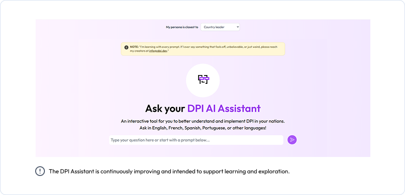 DPI AI Assistant preview