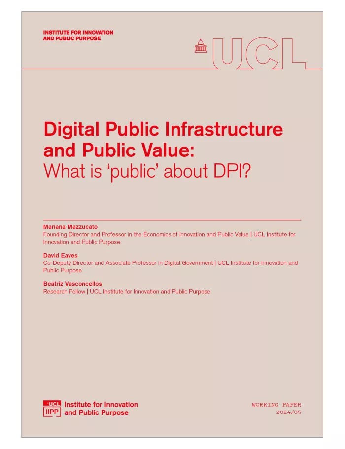 Digital Public Infrastructure and Public Value